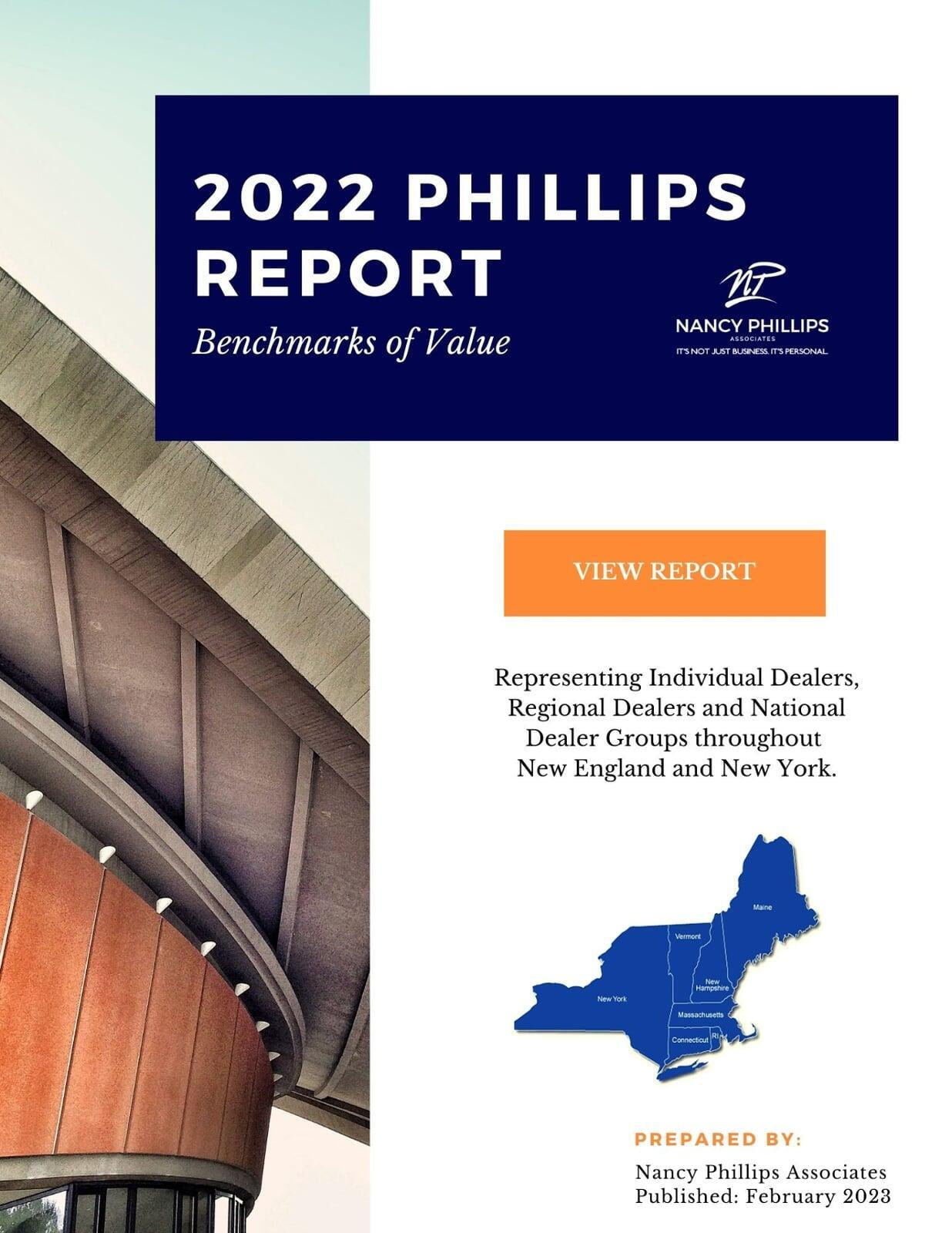 The Phillips Report - 2022 Dealership Values in Greater New England